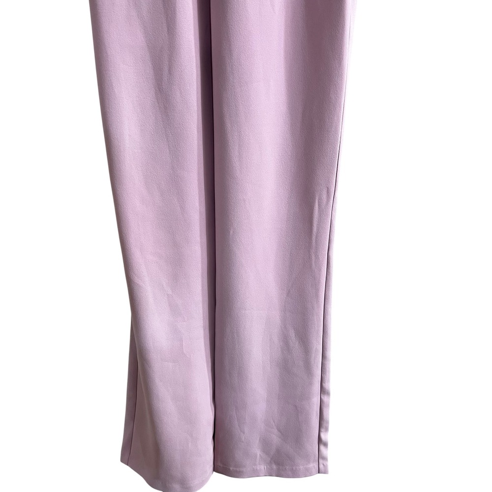 NBD Jumpsuit Lavender One Shoulder Wide Leg XXS Womens Purple Formal Event Wear - Picture 3 of 6